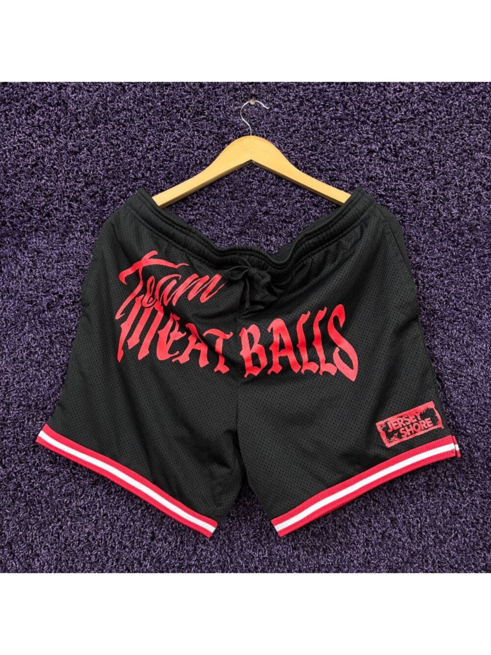 Jersey Shore Team Meatballs Reality TV Basketball Shorts XL